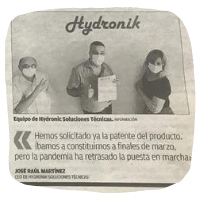 El Diario Información entrevista a Hydronik con motivo del incremento del registro de empresas en Alicante durante la pandemia.
