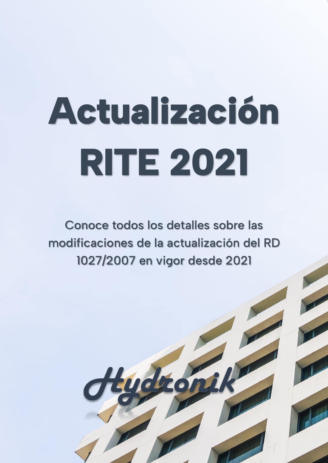 [Ebook] Modificaciones RITE ACS 2021