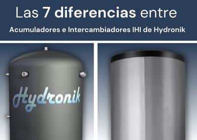 Las 7 diferencias entre los acumuladores de agua caliente y los intercambiadores semi-instantáneos de Hydronik 