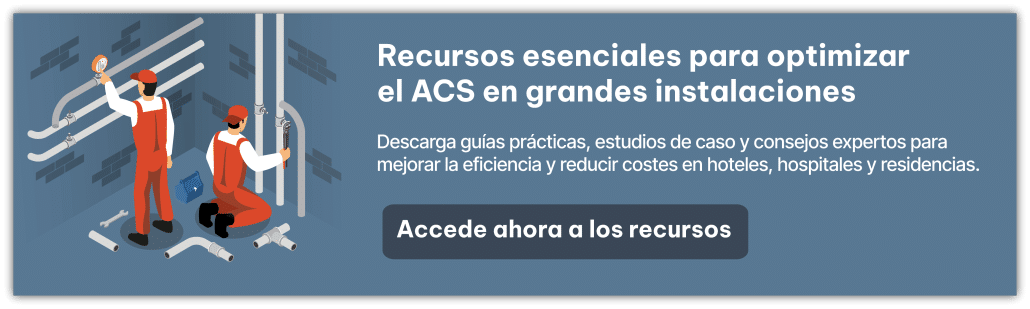 Banner Recursos y soluciones ACS para grandes instalaciones