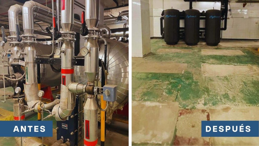  Antes y después de la instalación de un sistema acs eficiente
